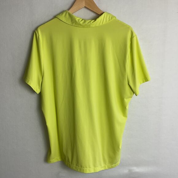 Lillie Green Womens Golf Polo Three Quarter Button Down 1XL - Picture 4 of 13